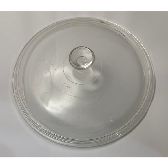 Pyrex 624 C B-21 Replacement Lid 8.75" Round Clear Glass Casserole 2 QT - Picture 1 of 3